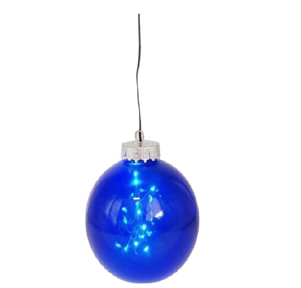 Celebrations 25060-71 LED Ornament Hanging Decor, Blue