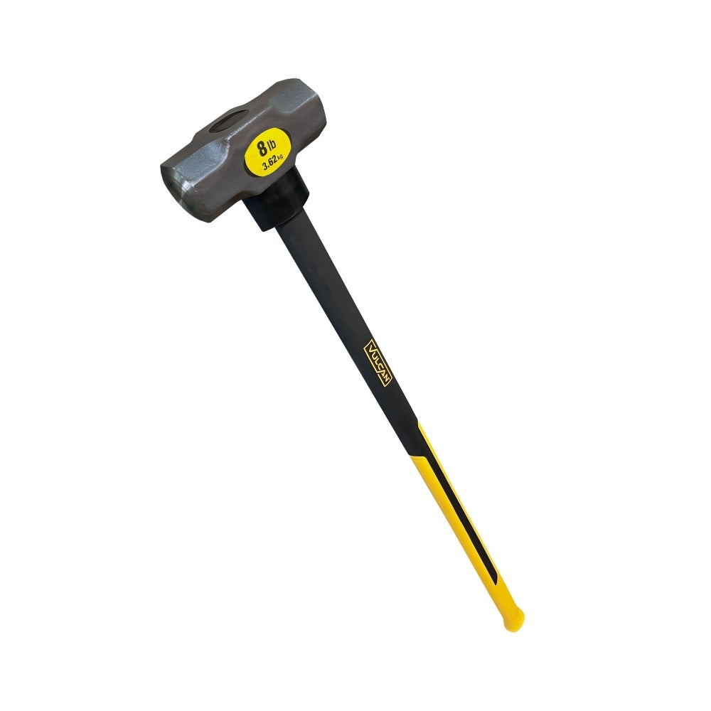 Vulcan 0696054 Sledge Hammer With Fiberglass Handle, 33-1/8 Inch, 8 lb