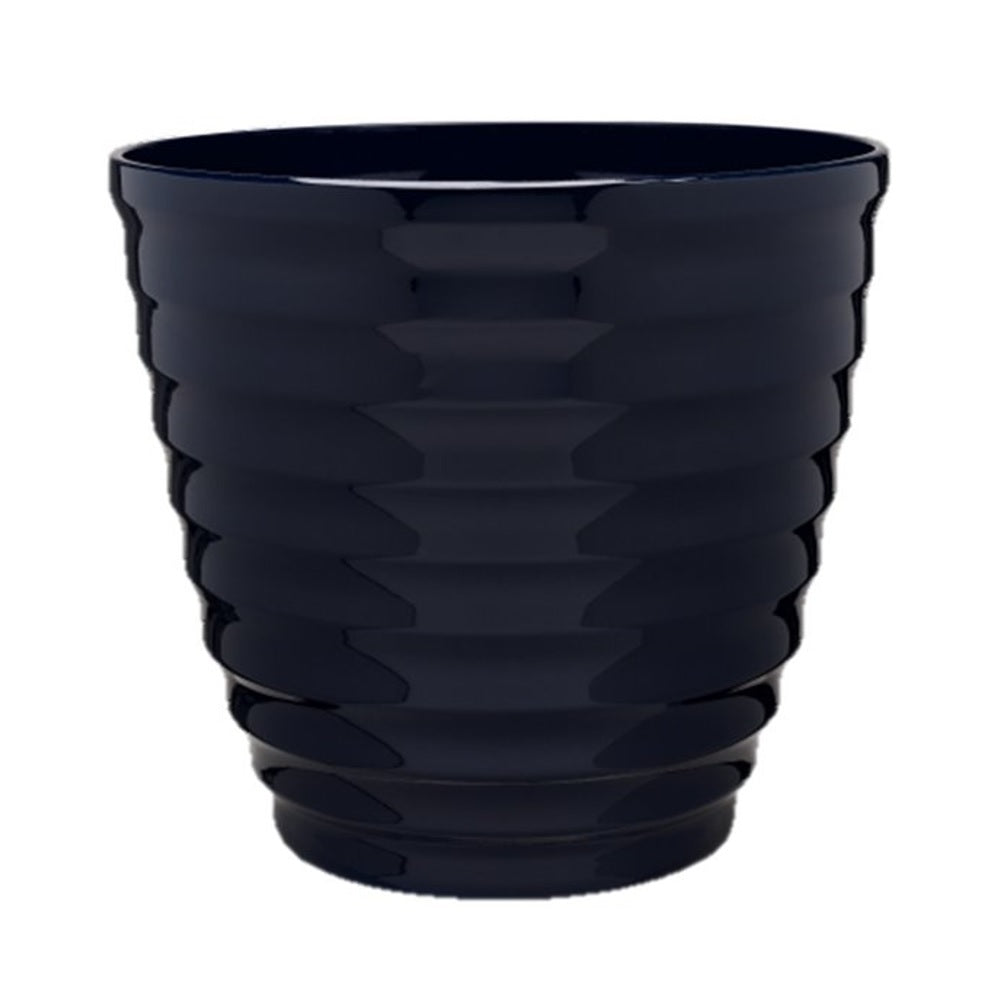 Southern Patio HDR-064756 Round Beehive Planter, Navy, 14 Inch