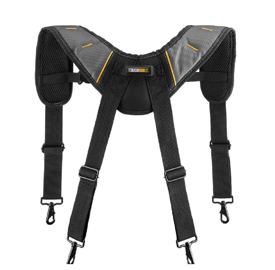 ToughBuilt TB-CT-51P-2BES Suspenders, Black/Gray