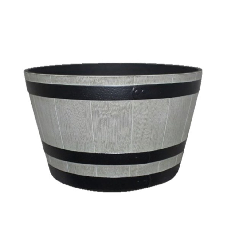 Southern Patio HDR-055457 Whiskey Barrel Planter, 15.4 Inch