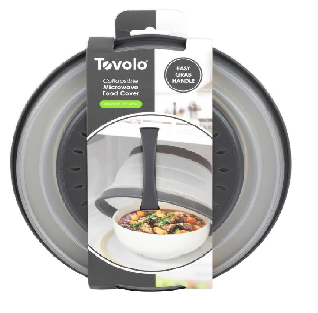 Tovolo 47003-200 Microwave Collapsible Food Cover, Plastic