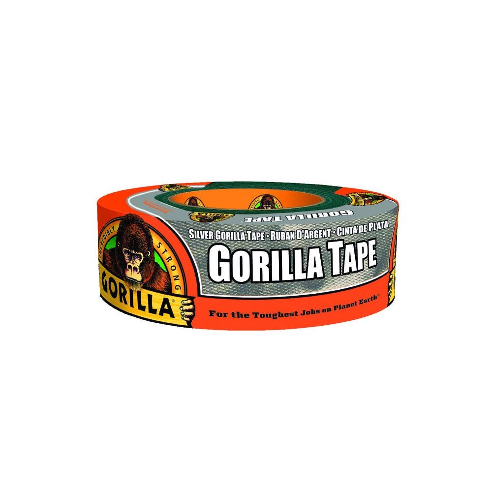Gorilla 105634 Duct Tape, Silver, 30 Yard