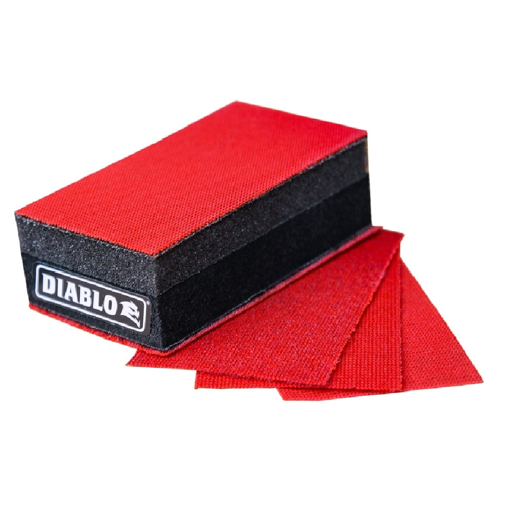Diablo DFB323DUOH01G Assorted Grit Block Hand Sanding Pad