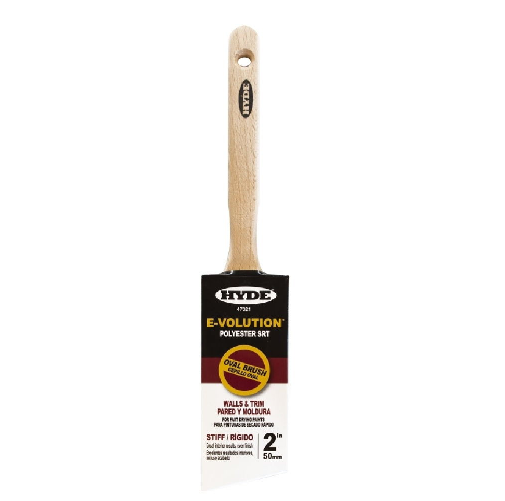 Hyde 47321 E-Volution Oval Paint Brush, Polyester