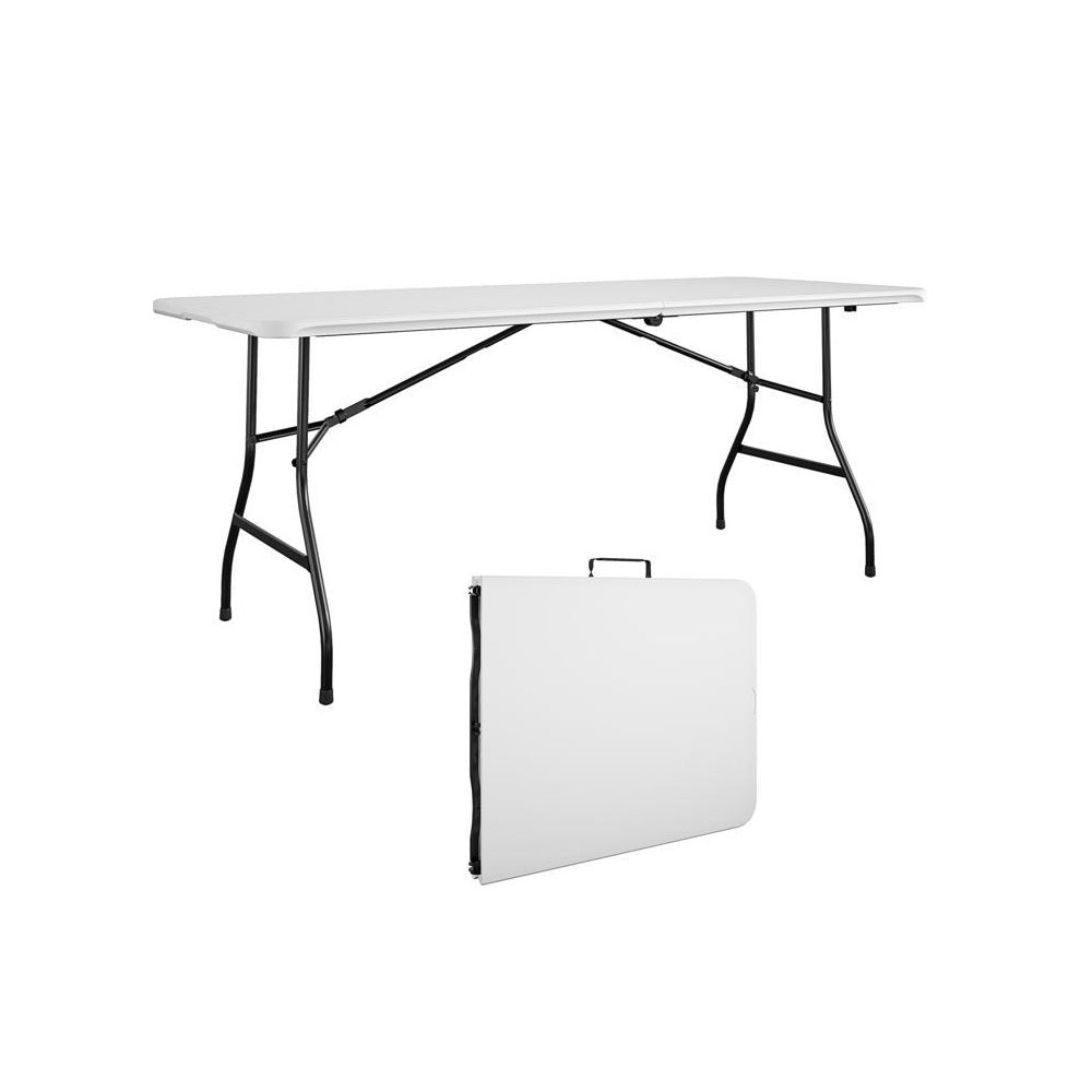 Cosco 14-682-WSP2 Casual Rectangular Folding Buffet Table, White