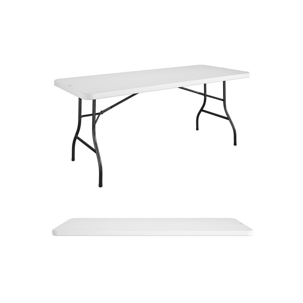 Cosco 14-164-WSP1 Rectangular Folding Table, 72 inch, White