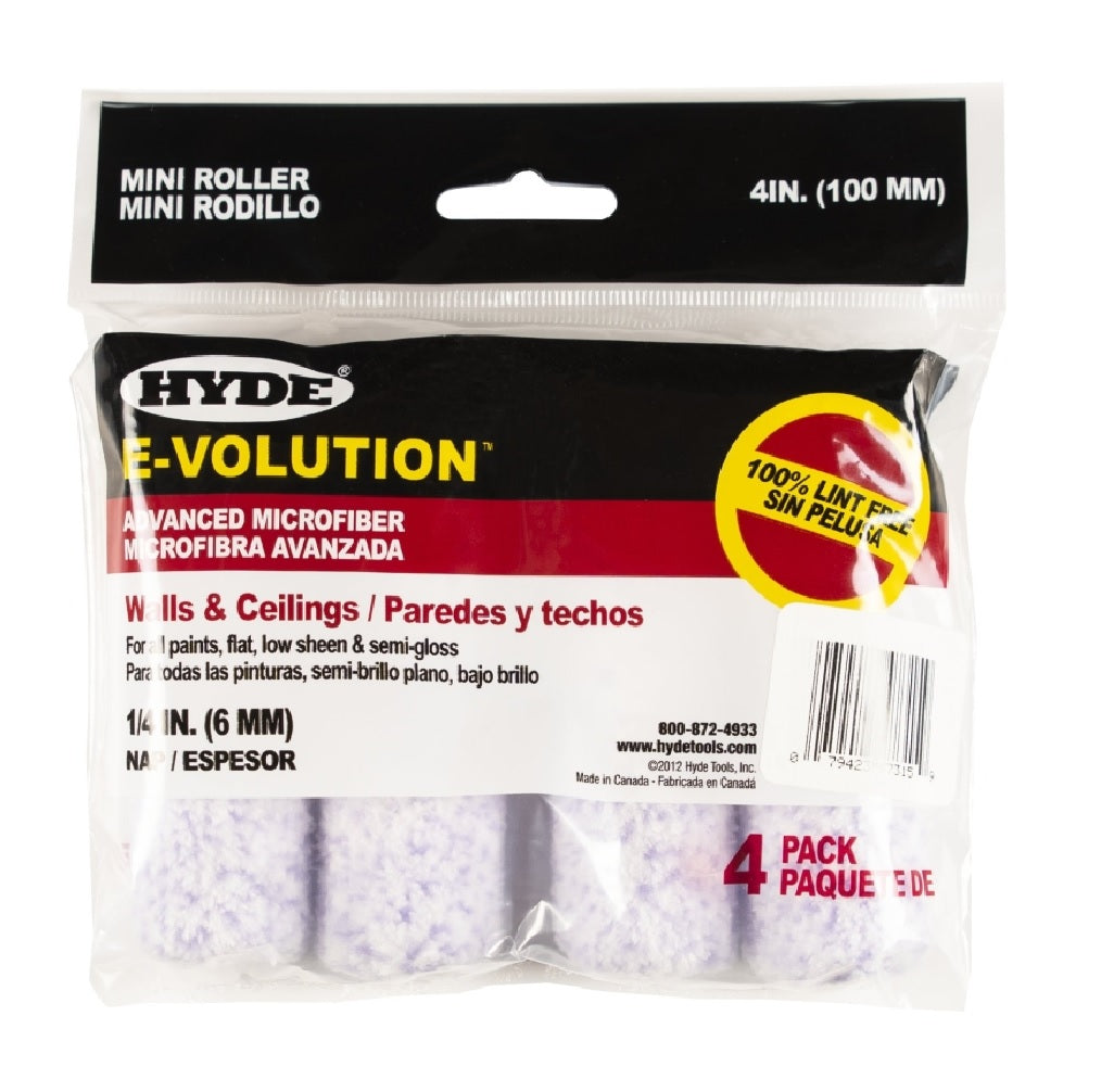 Hyde 47315 E-Volution Mini Roller Cover, Semi-Gloss