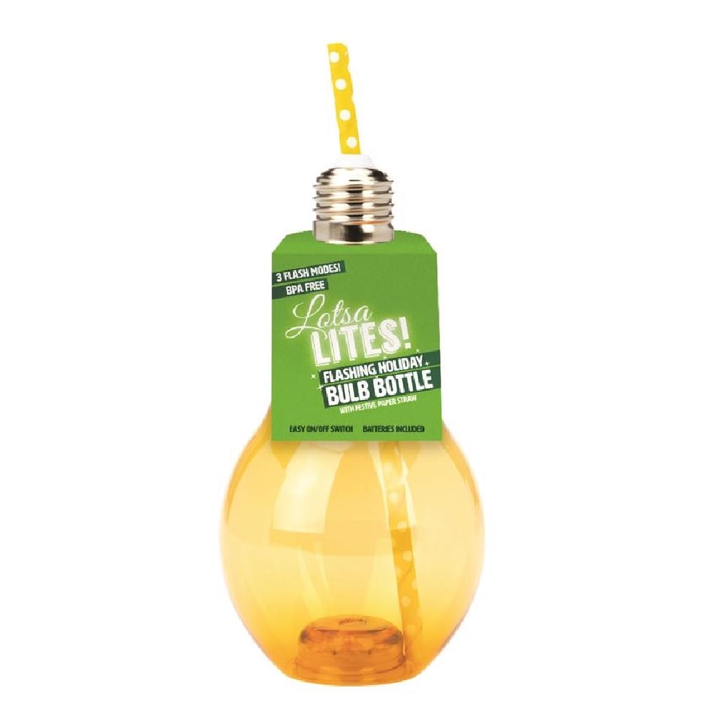 DM Merchandising XLTBBAS12 Lotsa Lites Flashing Holiday Beverage Bulb