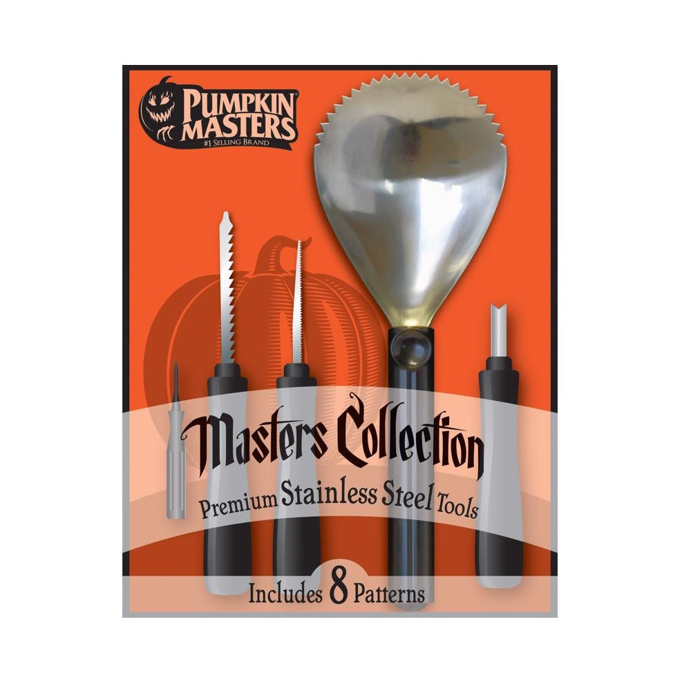 Pumpkin Masters 34152 Stainless Steel Carving Kit, 7.13 Inch