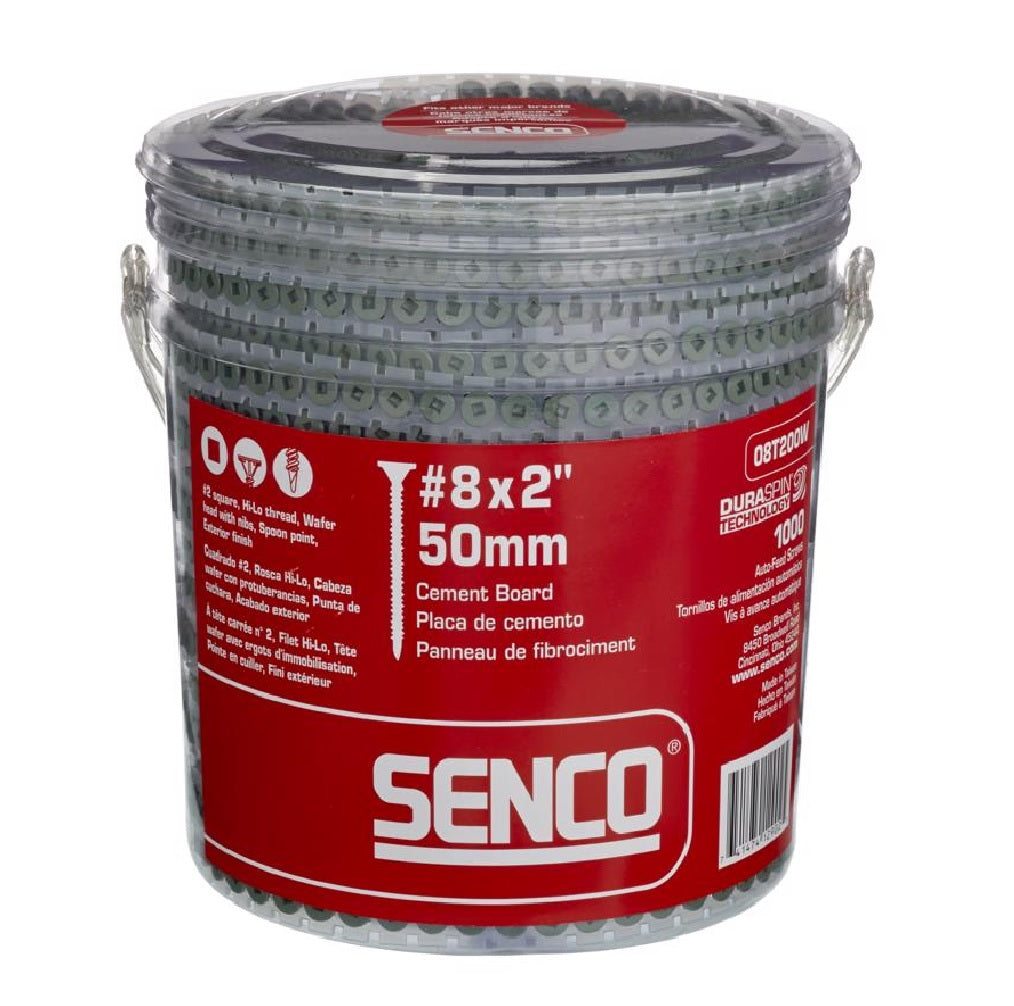 Senco 08T200W Outdoor Square Cement Board Screws