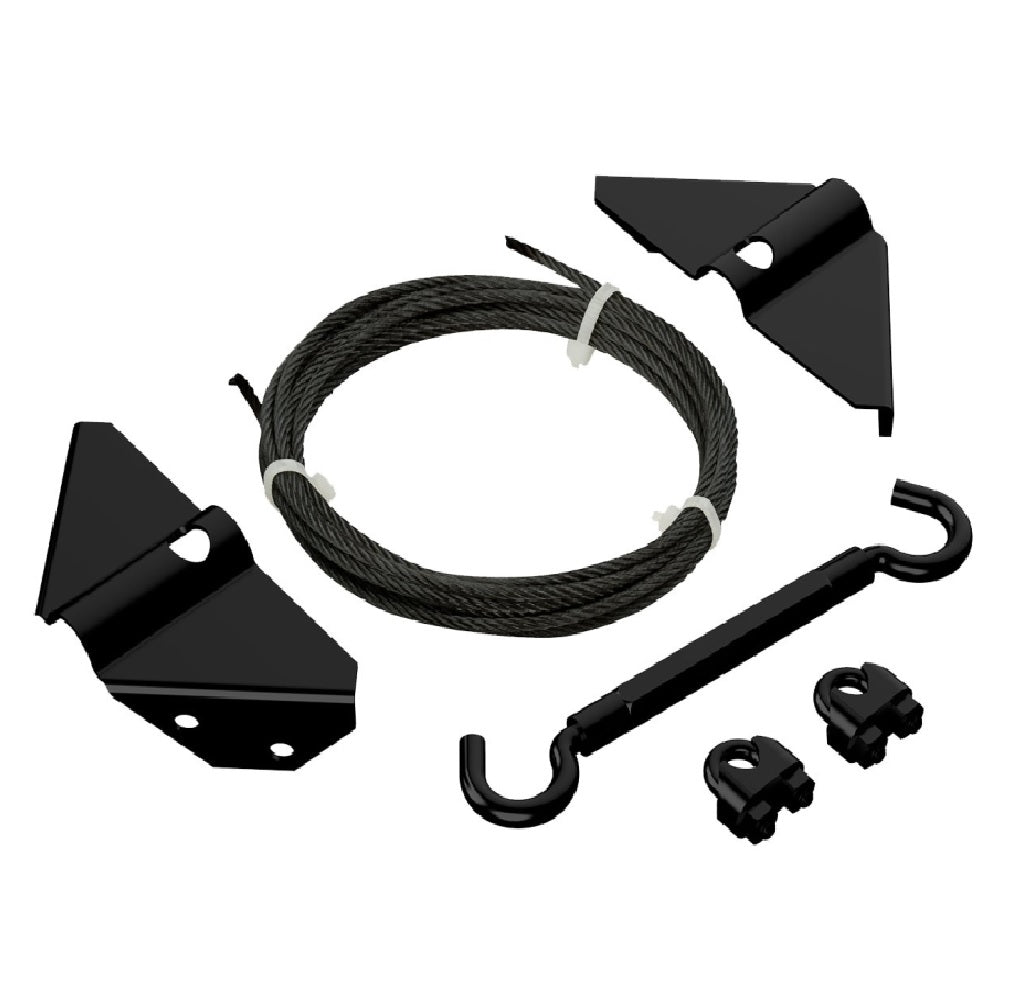 National Hardware N166-004 Anti Sag Gate Kit, Steel, Black