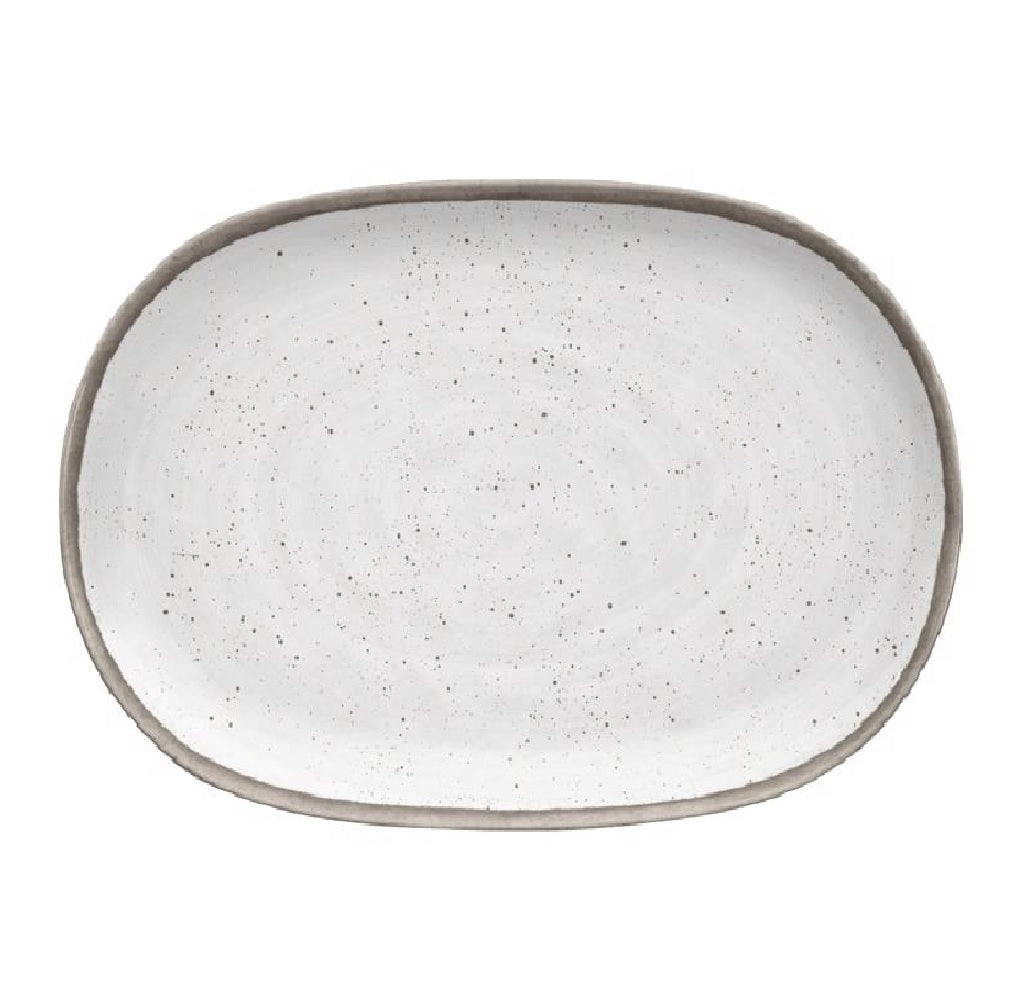 TarHong TT21827275 Retreat Pottery Oval Platter, Bamboo