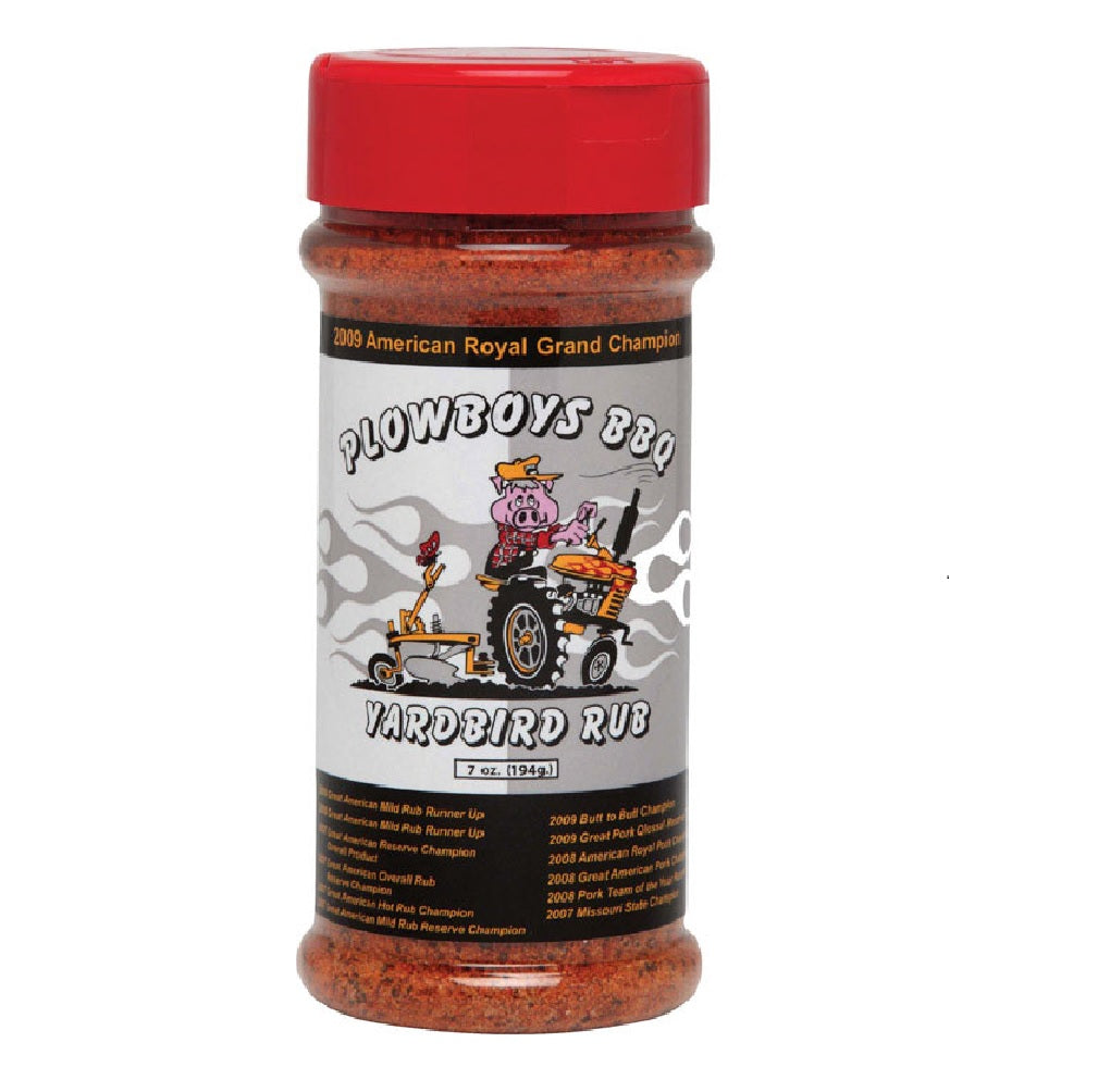 Plowboys BBQ PF02007-6 Yardbird BBQ Rub, 7 oz