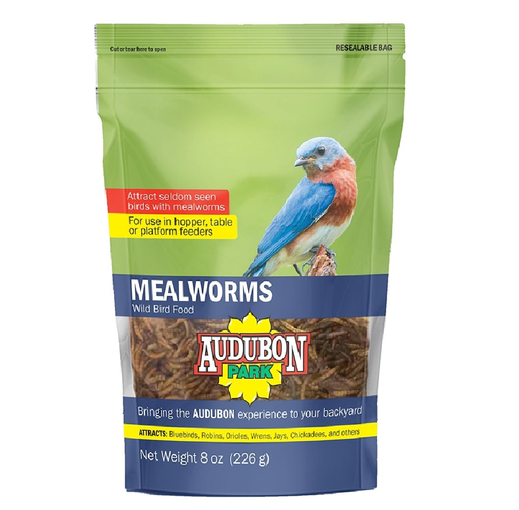 Audubon Park 12816 Wild Bird Food, Mealworm, 8 oz