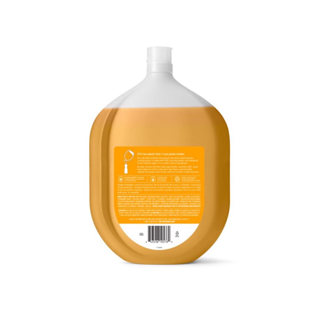 Method 328103 Clementine Dish Soap Refill, 54 OZ