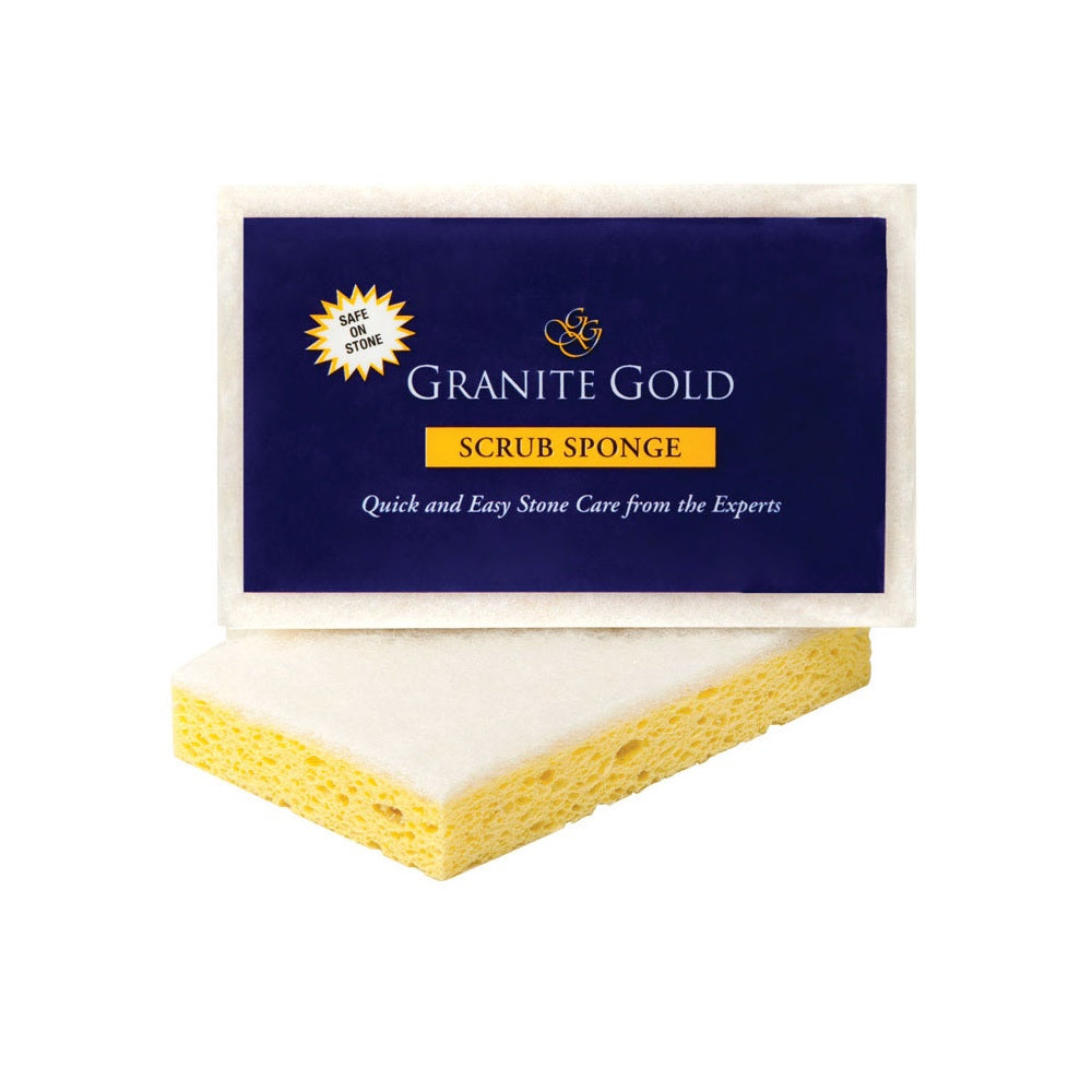 Granite Gold GG0022 Delicate Light Duty Scrubber Sponge, Yellow