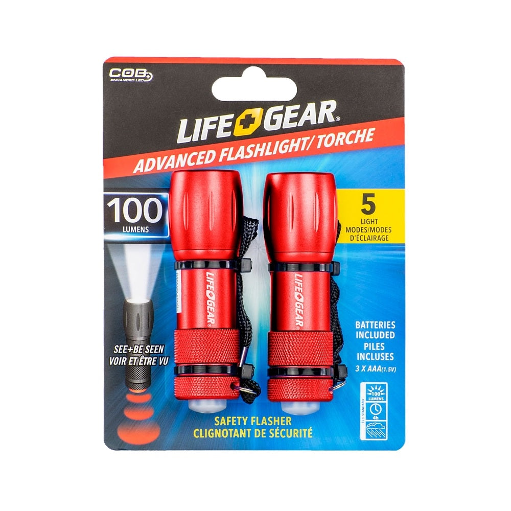 Life Gear LG09-60660-SA4 Mini Max LED Flashlight, 160 Lumens