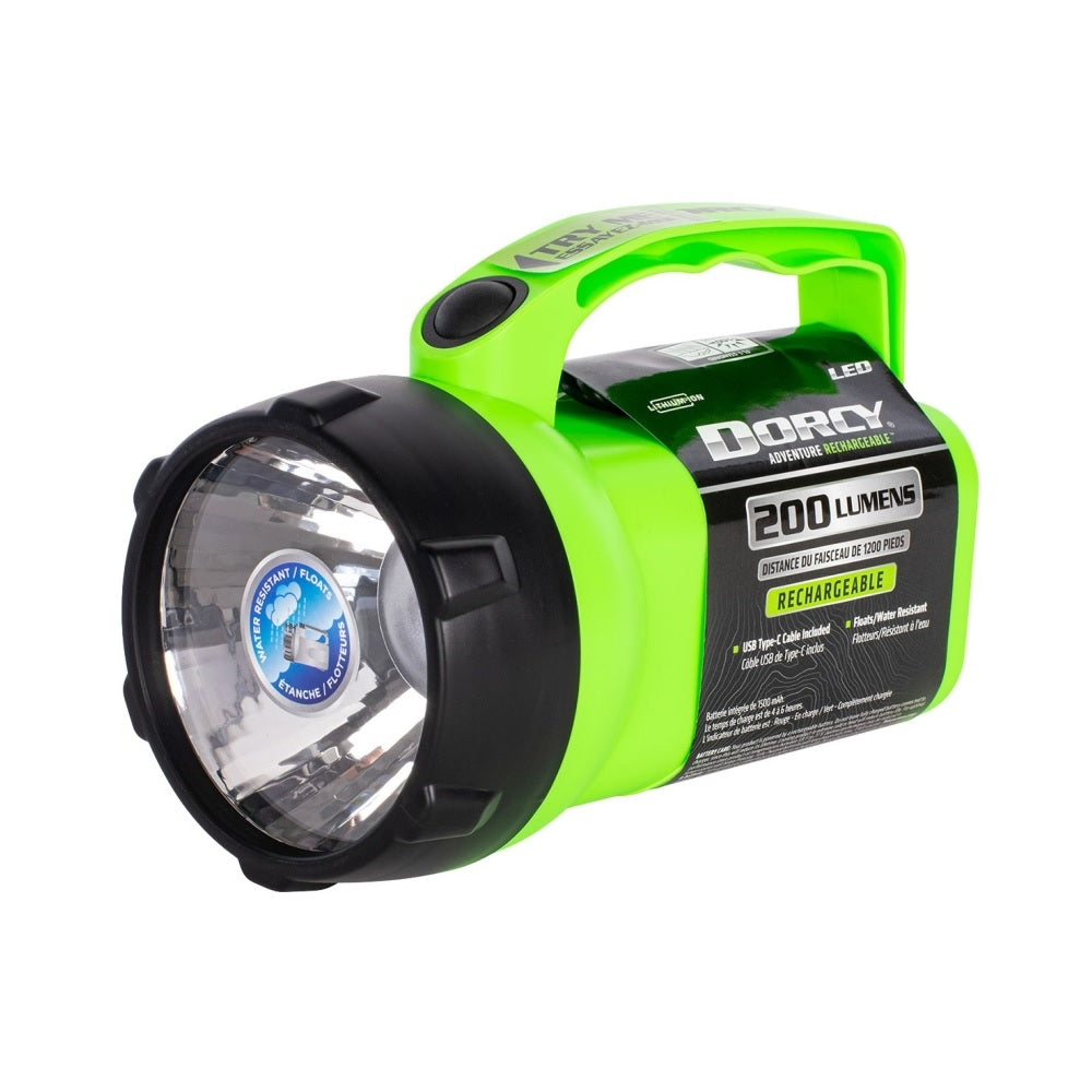 Dorcy 41-3128 Lithium-Ion Floating Lantern, Yellow, 200 Lumens