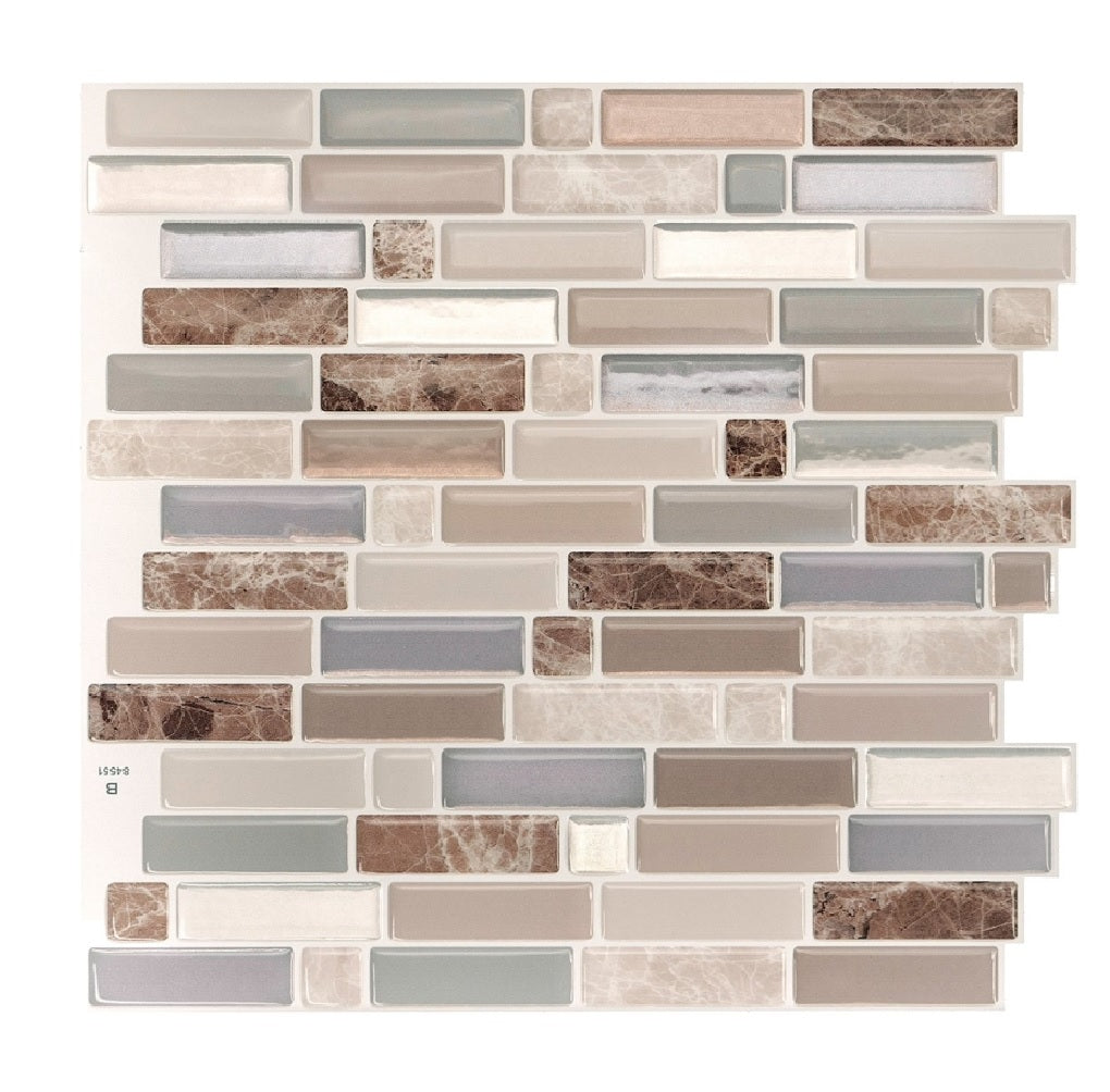 Smart Tiles SM1097-4 Mosaik Series Wall Tile, Resin