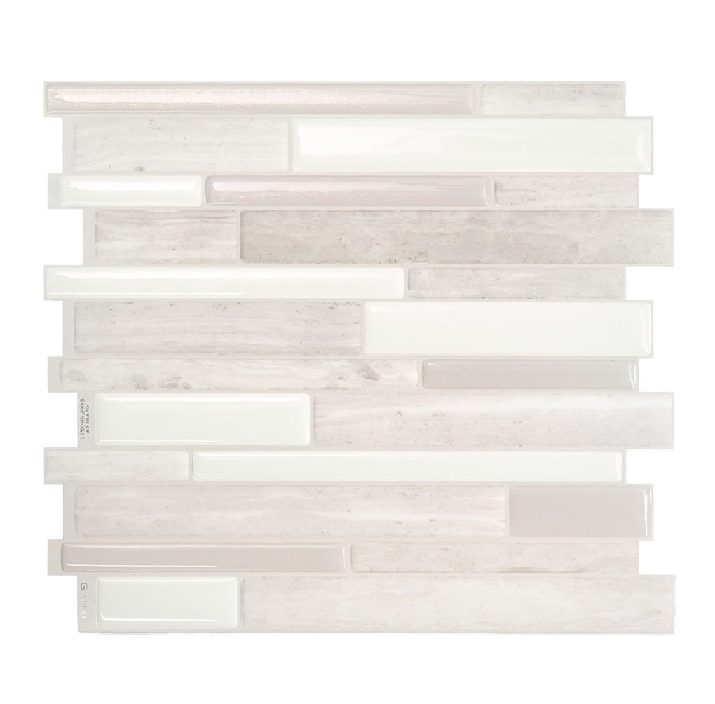Smart Tiles SM1104D-04-QG Wall Tile, Vinyl