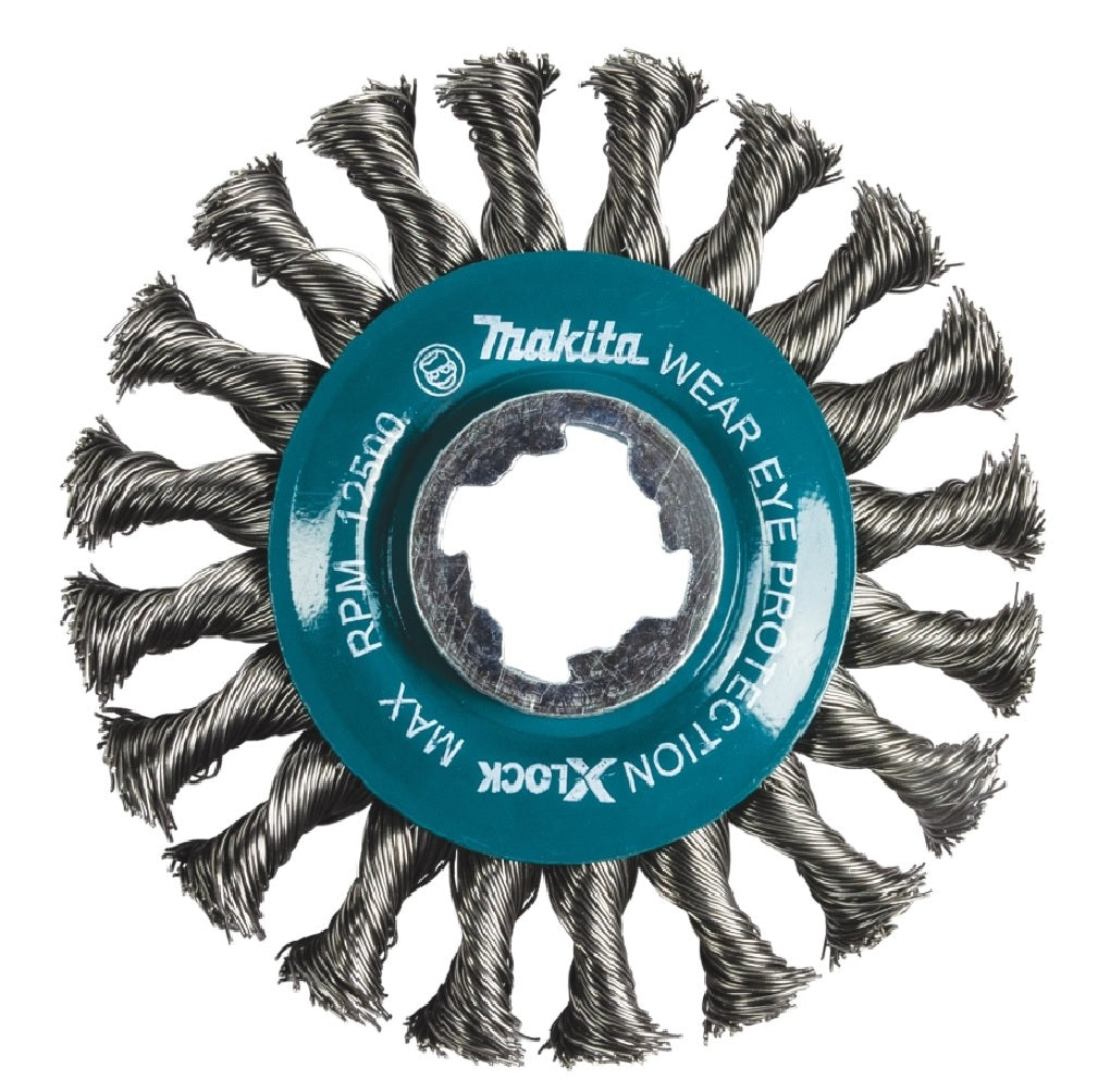 Makita D-72643 X-LOCK Wire Wheel Brush, Carbon Steel