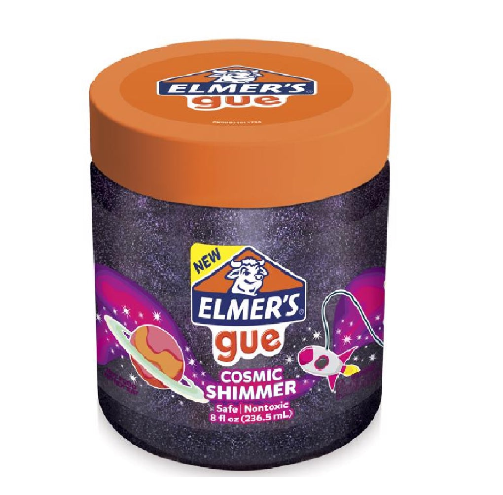 Elmer's 2110578 Gue Cosmic Shimmer Slime, Violet, 8 oz.
