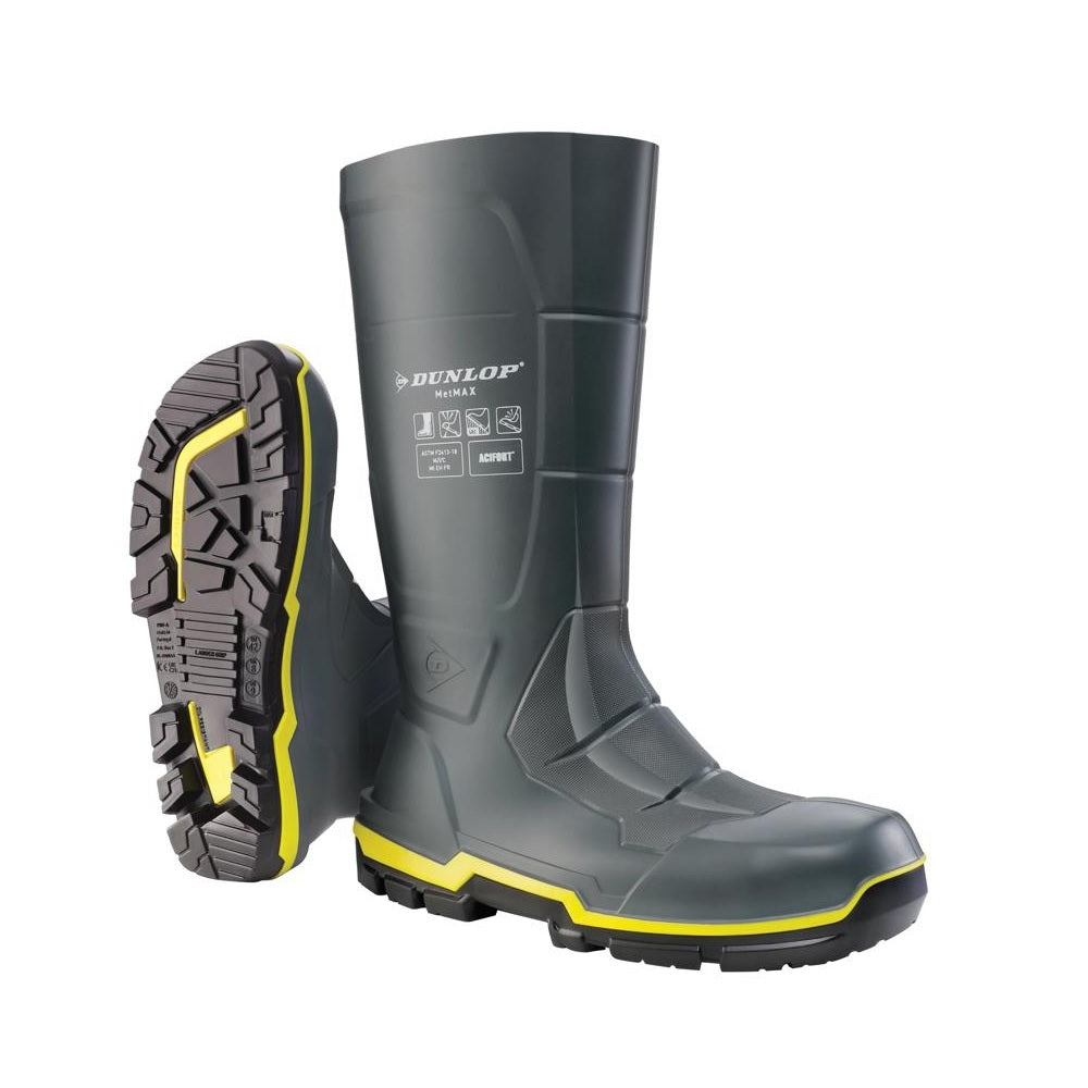 Dunlop MZ2LE02.13 Men's Boots, Gray, 13 US