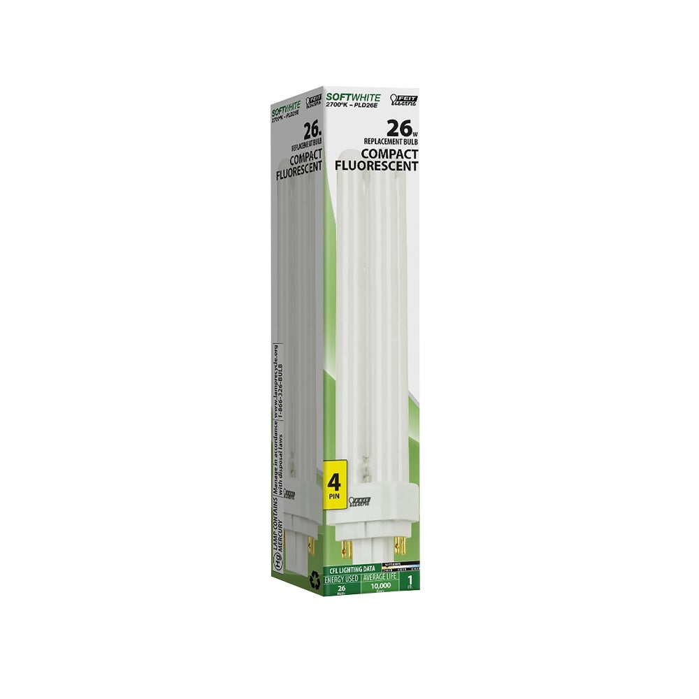 Feit Electric PLD26E Fluorescent Light Bulb, 26 Watt