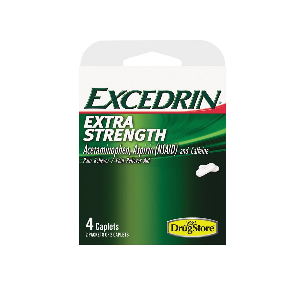 Excedrin 97102-D Lil Drugstore Pain Reliever, 4 ct