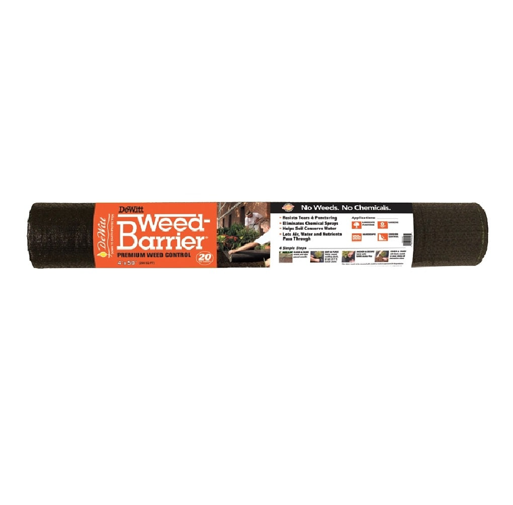 DeWitt DWB19450 Weed Barrier, Polypropylene, Black