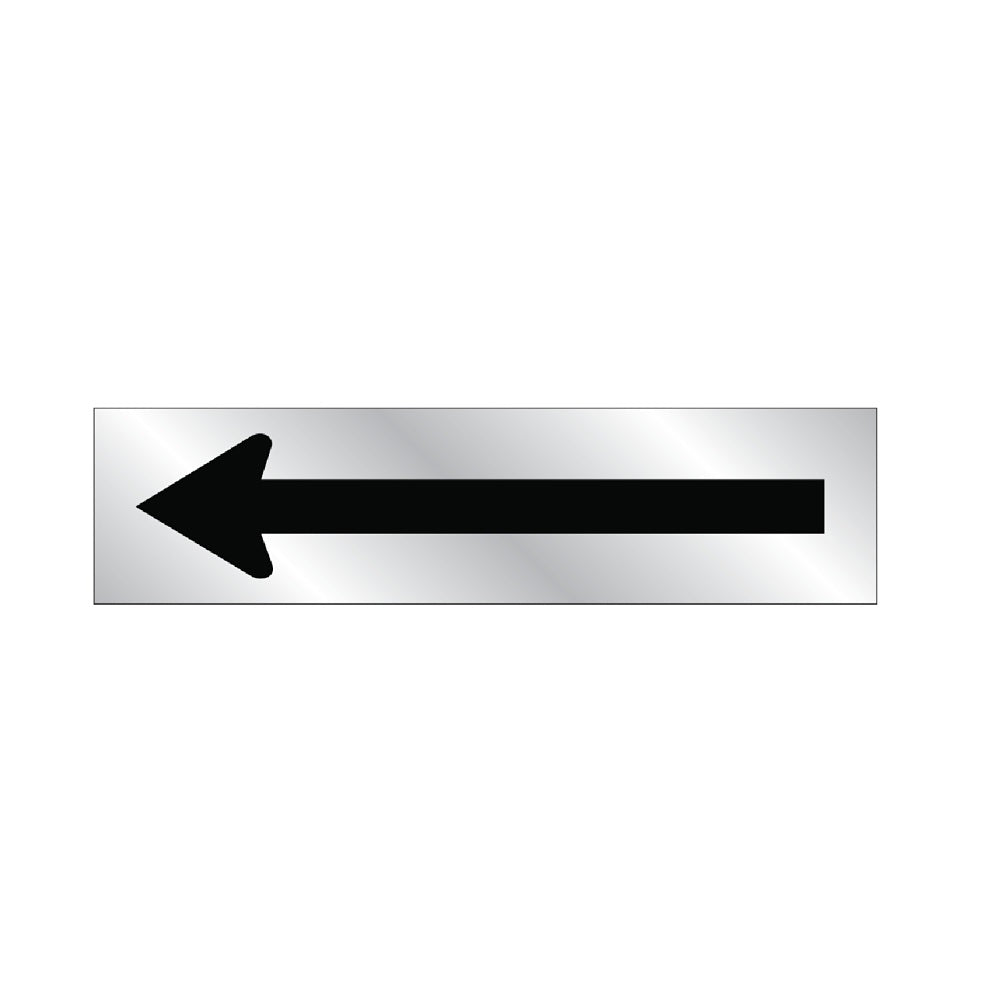 HY-KO 486 Self-Adhesive Safety Arrow Sign, 2 Inch X 8 Inch, Vinyl