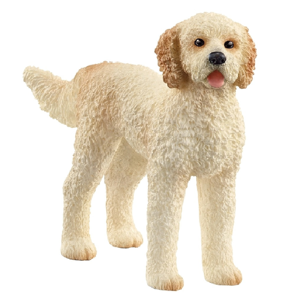 Schleich-S 13939 Farm World Animal Toy, Goldendoodle Dog