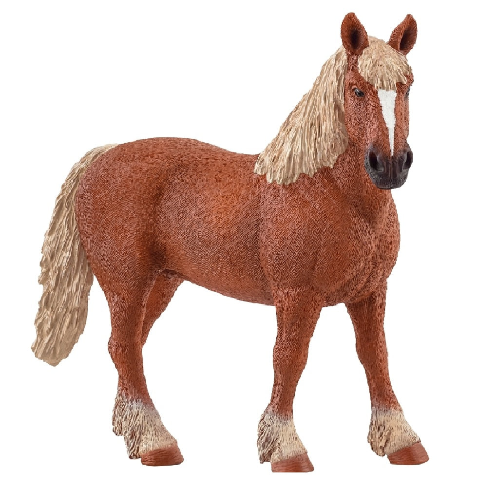 Schleich-S 13941 Farm World Animal Toy, Belgian Draft Horse