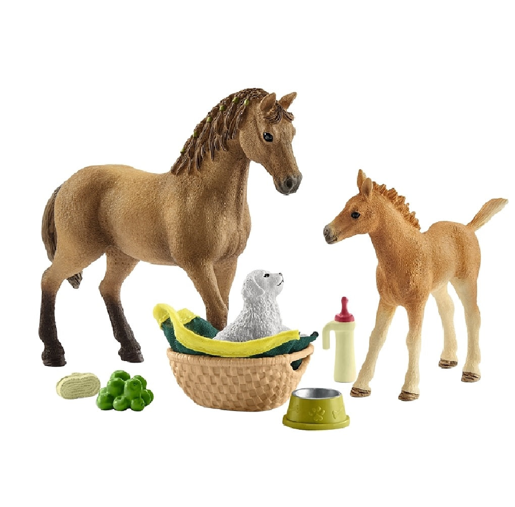 Schleich-S 42432 Horse Club Sarah's Baby Animal Care Toy