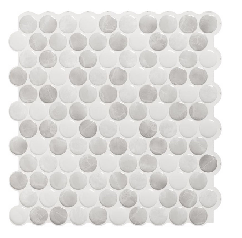 Smart Tiles SM1188G-04-QG Adhesive Wall Tile, Vinyl