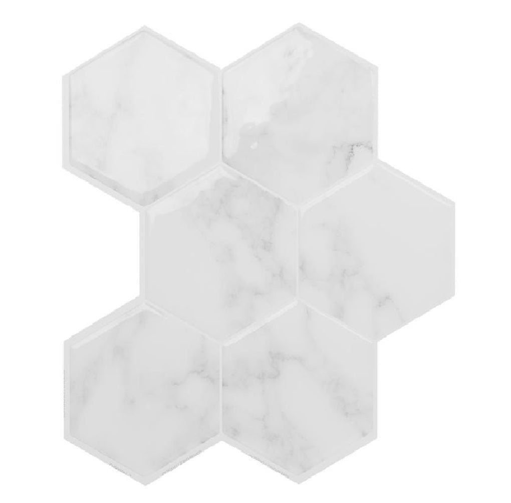 Smart Tiles SM1190G-04-QG Indoor Adhesive Wall Tile, Vinyl