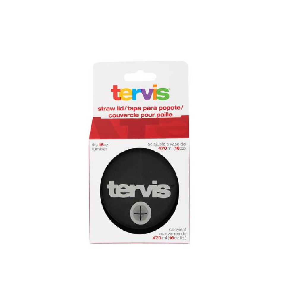 Tervis 1137119 Straw Lid, Black/Gray