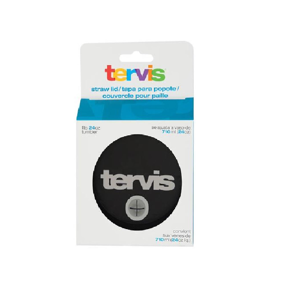 Tervis 1137123 Straw Lid, Black/Gray