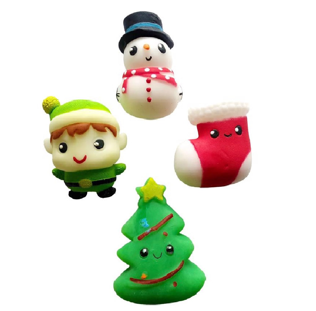 Zorbitz 8038 Christmas Squishy Toy, Multicolored