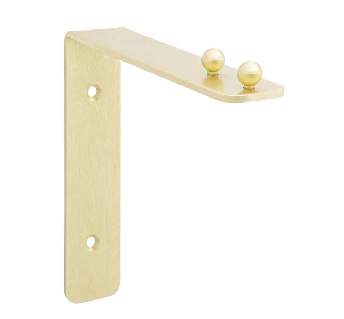 National Hardware N275-504 Wall Bracket, Brushed Gold