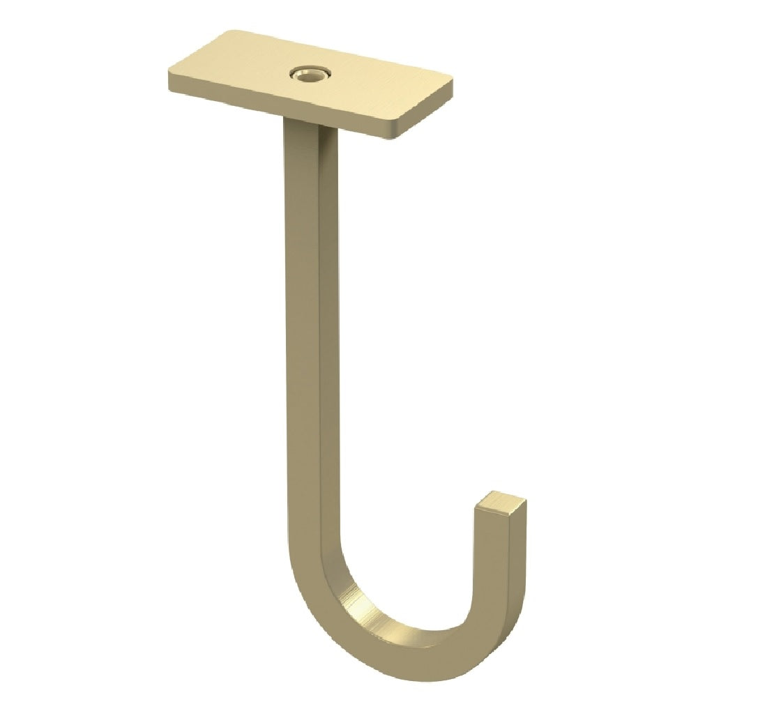 National Hardware N275-533 Extended Ceiling Hook, Brushed Gold