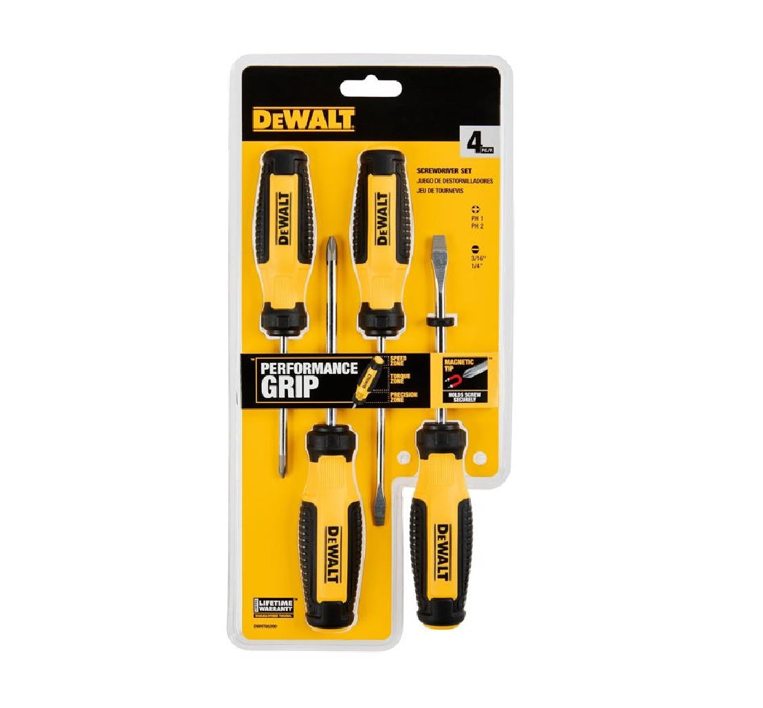 DeWalt DWHT65200 Fixed Bar Screwdriver Set, Bi-Material