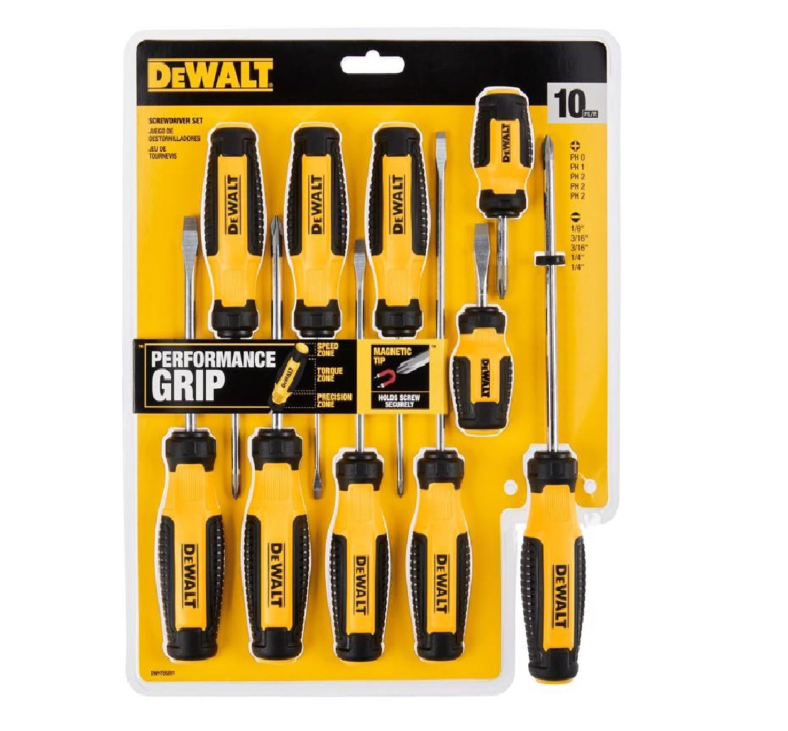 DeWalt DWHT65201 Fixed Bar Screwdriver Set, Black/Yellow