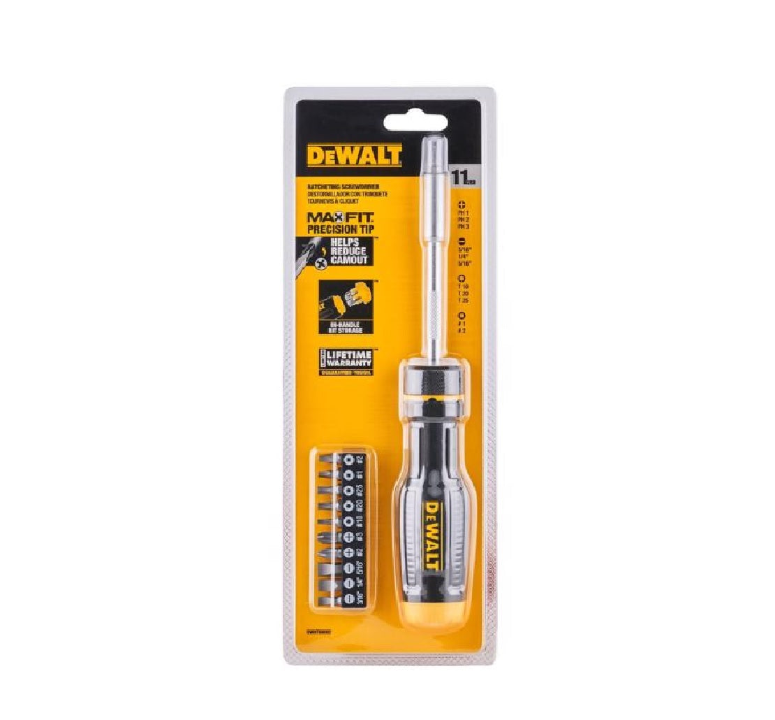 DeWalt DWHT68002 Max Fit Assorted Ratcheting Screwdriver Set