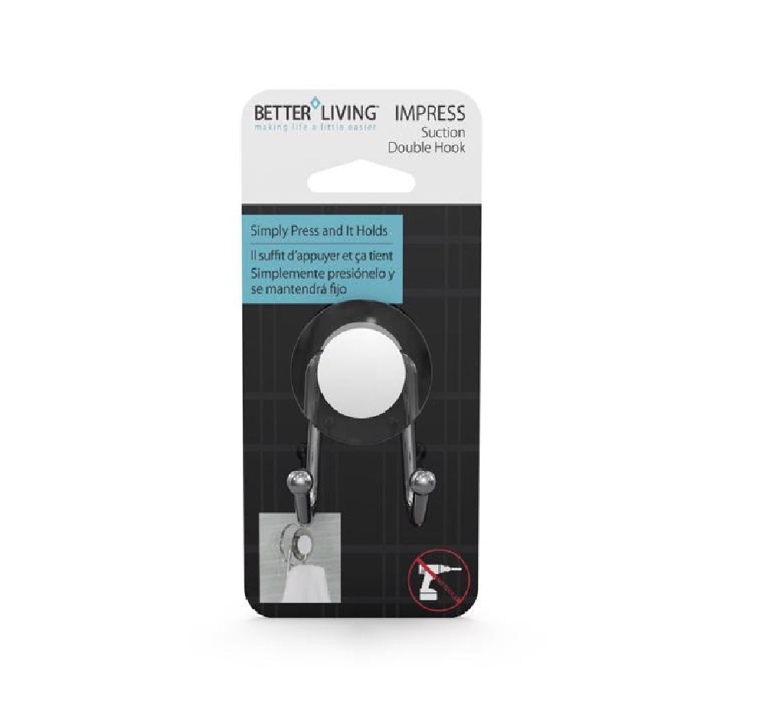 Better Living 13874 Impress Double Suction Hook