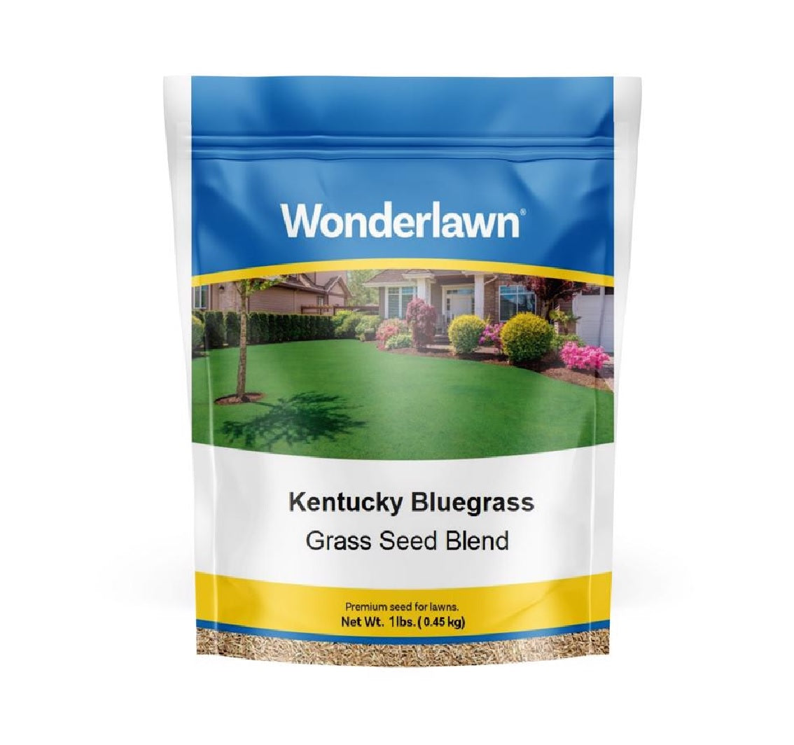 Wonderlawn WLKBG1LB Kentucky Bluegrass Full Sun Grass Seed