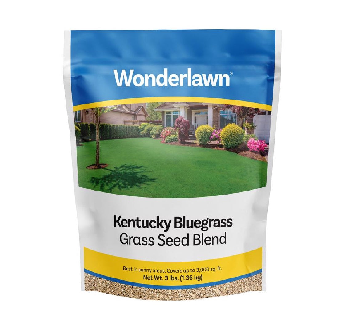 Wonderlawn WLKBG12/3LB Kentucky Bluegrass Grass Seed