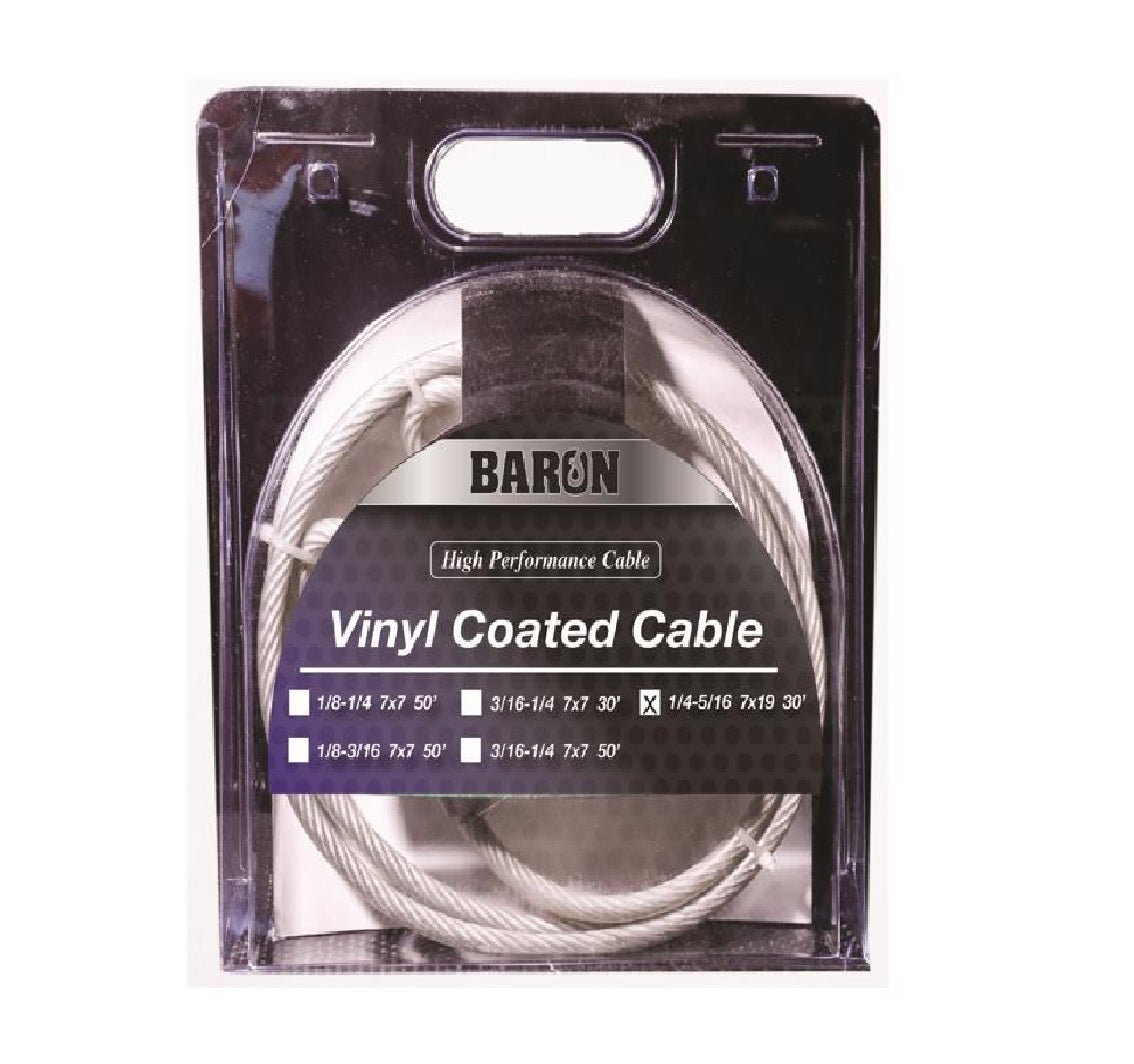 Baron 54205 Aircraft Cable, Vinyl Coated