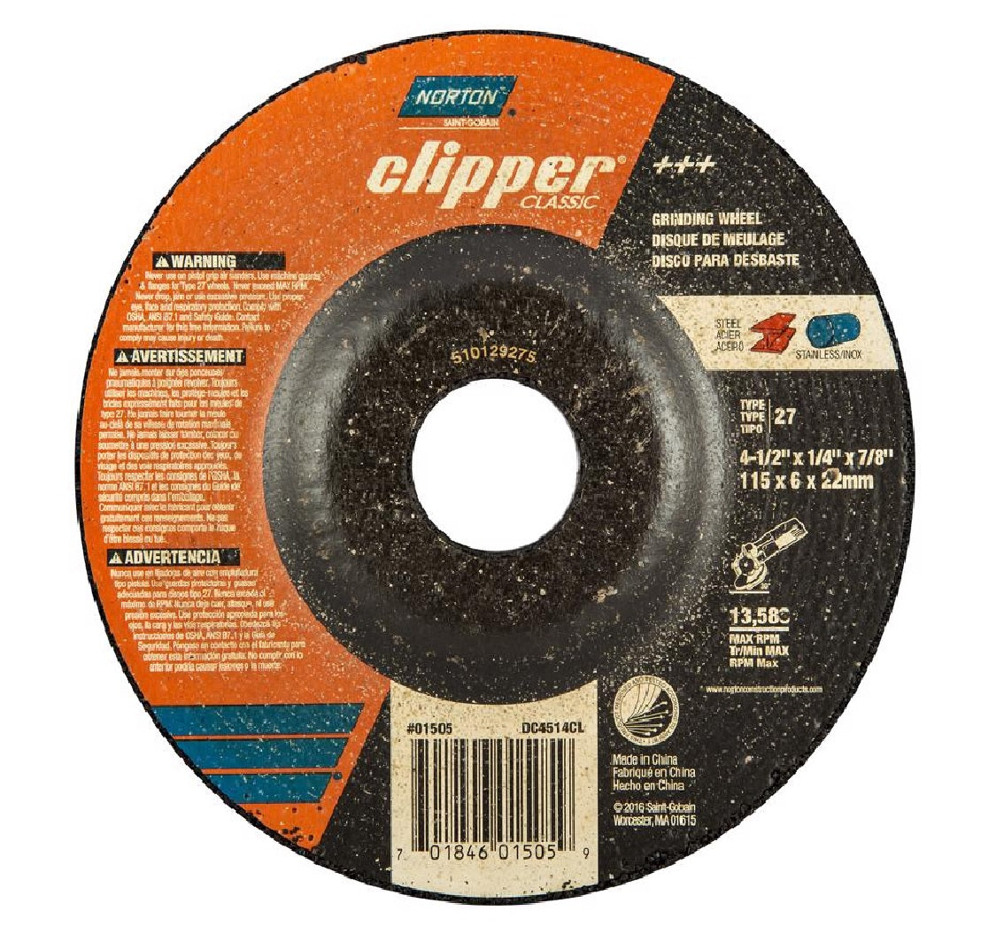 Norton 70184601505 Clipper Classic Grinding Wheel